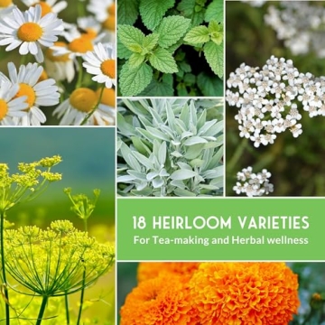 Herb Seed Packets for Home Gardening and Teas