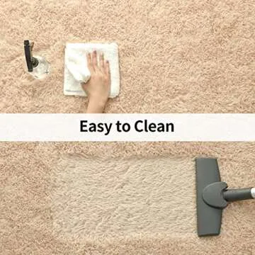 Merelax Soft Fluffy Rug for Bedroom and Living Room