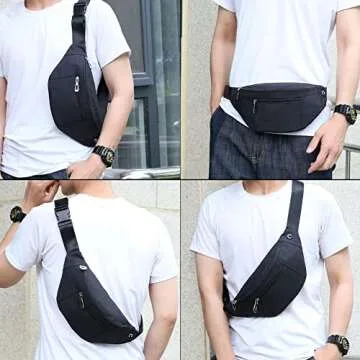Durable Waterproof Fanny Pack for All | Adjustable and Stylish