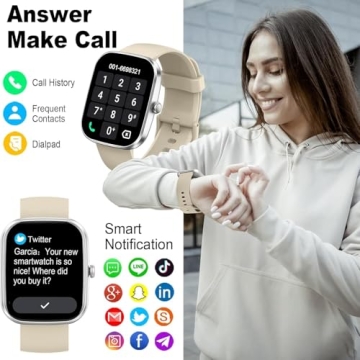 Advanced Smart Watch with Bluetooth Calling and Fitness Tracking for Men and Women, 2026 Edition in ...