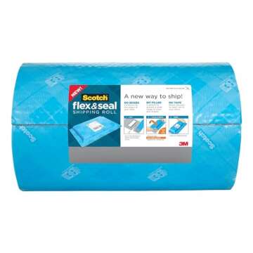 Scotch Flex and Seal Shipping Roll - Save Time & Space for Shipping!