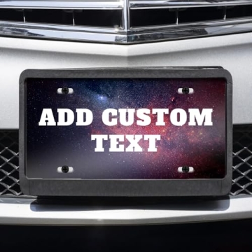 VulgrCo Custom License Plate - UV Printed Personalized Accessory for Your Vehicle