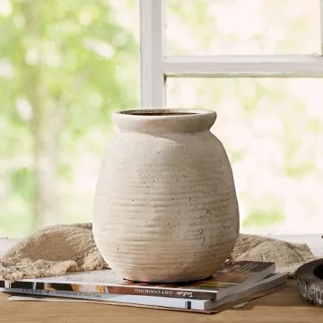 SIDUCAL Rustic Farmhouse Vase Elegant Boho Decor