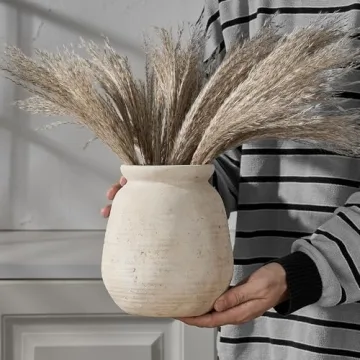 SIDUCAL Rustic Farmhouse Vase Elegant Boho Decor