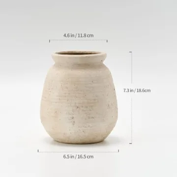 SIDUCAL Rustic Farmhouse Vase Elegant Boho Decor