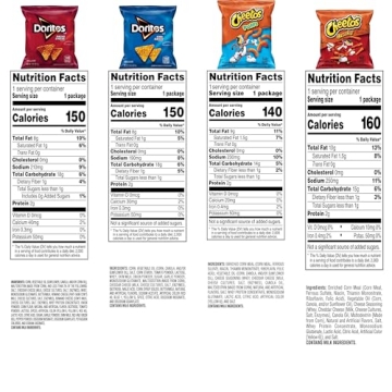 Frito Lay Doritos & Cheetos Mix Variety Pack, 40 Count