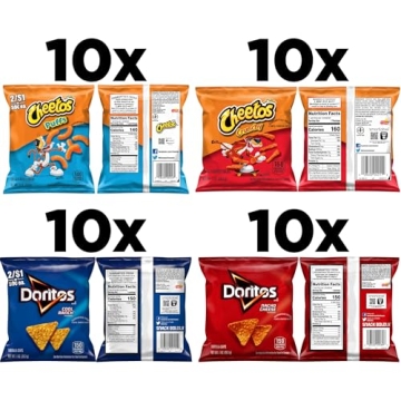 Frito Lay Doritos Cheetos Mix Variety Pack 40 Count