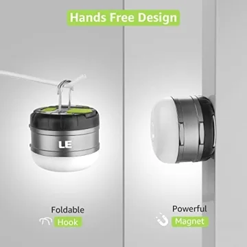 LE Rechargeable LED Camping Lantern 5 Light Modes