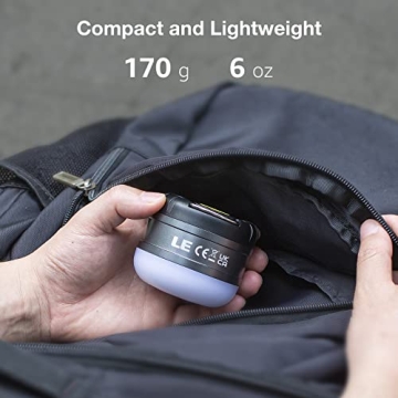 LE Rechargeable LED Camping Lantern 5 Light Modes