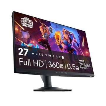 Alienware AW2724HF 27-Inch 360Hz Gaming Monitor with Advanced Features and Stunning Quality