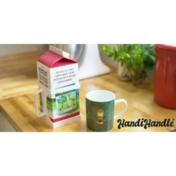 HandiHandle® Half Gallon Beverage Holder for Easy Pouring