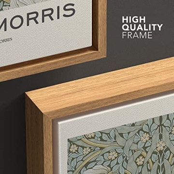 Framed Canvas Art - Pimpernel Flowers by William Morris