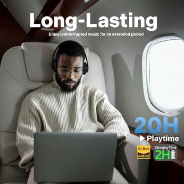 iJoy Bluetooth Headphones Over Ear, Wireless and Wired Foldable Headset Built-in Microphone, FM, Micro SD Card Slot - (Blue) Adults Kids Boys