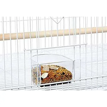 36" Extra Large Multiple Flight Bird Aviaries Budgie Canaries Finches Lovebirds Budgies Breeding Breeder Cage (36", White)