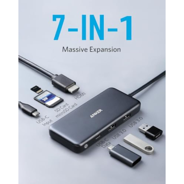 Anker USB-C Hub 7-in-1 HDMI and Power Delivery