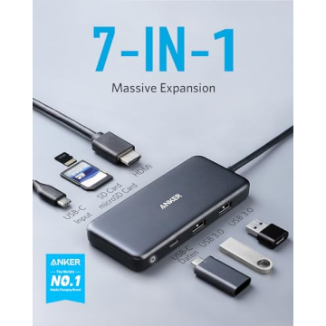 Anker USB-C Hub 7-in-1 HDMI and Power Delivery