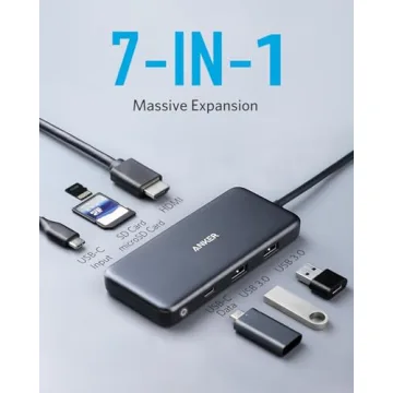 Anker USB-C Hub 7-in-1 HDMI and Power Delivery