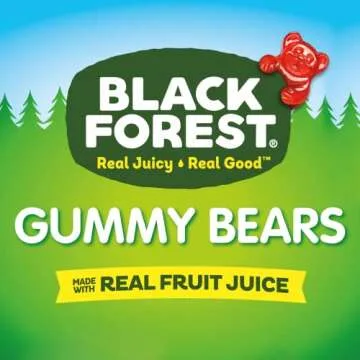 Black Forest Gummy Bears Candy, 1.5 Ounce Treat-Size Pouches (Pack of 24)