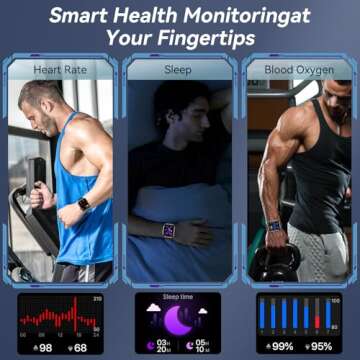 Smart Watch with 100 Days Battery, 110+ Fitness Modes
