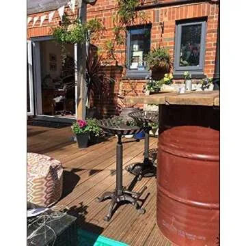 BOKKOLIK Industrial Tractor Seat Bar Stools Swivel Metal Seat Rustic Kitchen Dining Chairs Height Adjustable 20-27inch