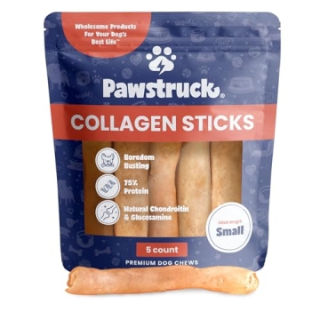 Pawstruck Beef Collagen Sticks - Durable Dog Chews 5 Pack