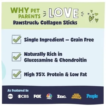 Pawstruck Beef Collagen Sticks - Durable Dog Chews 5 Pack