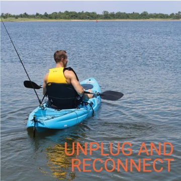 BKC UH-RA220 11.5' Angler Fishing Kayak - Durable & Stable