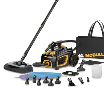 McCulloch MC1375 Steam Cleaner with 20 Accessories and More