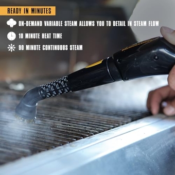 McCulloch MC1375 Steam Cleaner with 20 Accessories and More