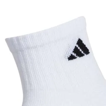 Adidas Cushioned Quarter Socks for Men - Comfortable & Durable