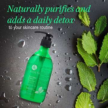 Luseta Tea Tree Oil Body Wash with Mint for Sensitive Skin 33.8oz