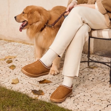 Stylish DREAM PAIRS Cozy Fuzzy Slippers for Women