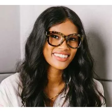 Peepers by PeeperSpecs Oprah's Favorite Women's Center Stage Oversized Blue Light Blocking Reading Glasses - Tortoise +1.00