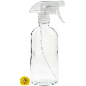 Stylish Refillable Glass Spray Bottle for Home Use