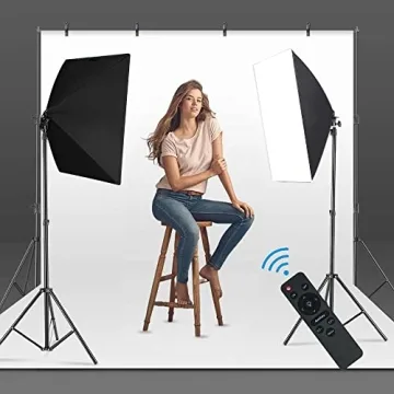 MOUNTDOG Softbox Lighting Kit for Photographers and Creators