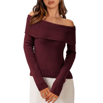 PRETTYGARDEN Women’s Off The Shoulder Sweater – Cozy Fashion Essential