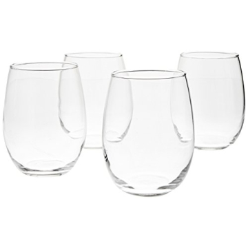 Stylish Stemless Wine Glasses Set of 4 for Any Occasion