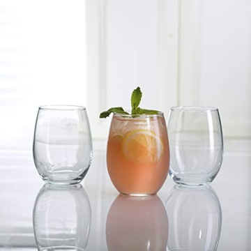 Stylish Stemless Wine Glasses Set of 4 for Any Occasion