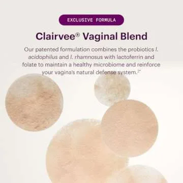 Bonafide Clairvee – Relief from Vaginal Odor – Hormone-Free, Drug-Free Vaginal Probiotic – Reduces Odor, Itching & Discharge* – 30 Day Supply (15 Capsules)