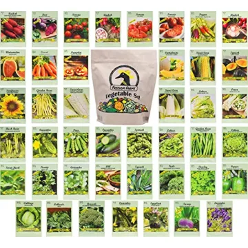 43 Assorted Vegetable Herb Seed Packets Non-GMO Garden