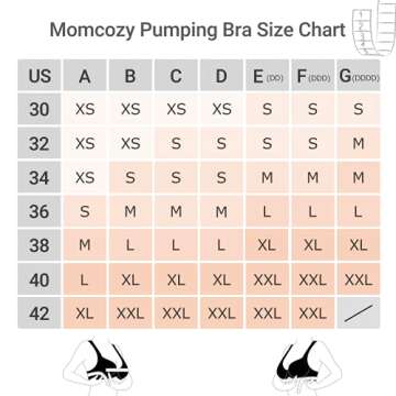 Pumping Bra, Momcozy Hands Free Pumping Bras for Women 3 Pack Supportive Comfortable All Day Wear Pumping and Nursing Bra in One Holding Breast Pump for Spectra S2, Bellababy, Medela, etc