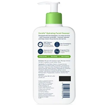 CeraVe Hydrating Facial Cleanser for Daily Use