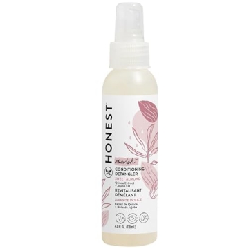The Honest Company Conditioning Hair Detangler | Leave-in Conditioner + Fortifying Spray | Tear-free...