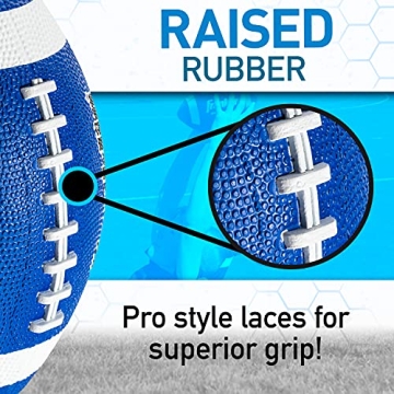 Franklin Sports Kids Grip-Rite 100 Rubber Football
