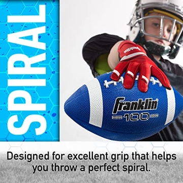 Franklin Sports Kids Grip-Rite 100 Rubber Football