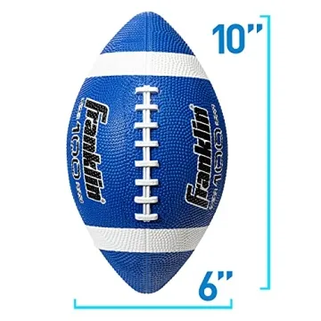 Franklin Sports Kids Grip-Rite 100 Rubber Football