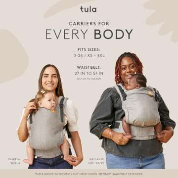 Baby Tula Coast Mesh Baby Carrier for Newborn to Toddler