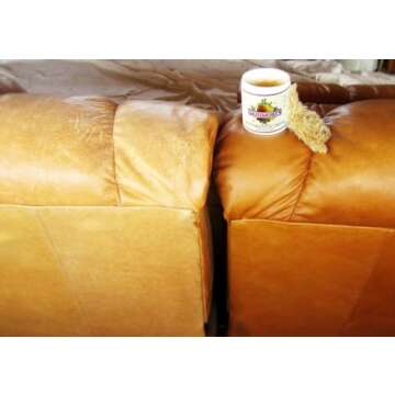 Skidmore's Restoration Cream | Leather Repair Cream for Furniture, Leather Conditioner, Softener | Leather Restoration Cream will Restore Antique Wood | Non-Toxic Formula, Made in USA | 6 Oz