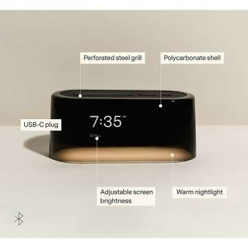 Loftie Smart Alarm Clock: Bluetooth Speaker & Nightlight