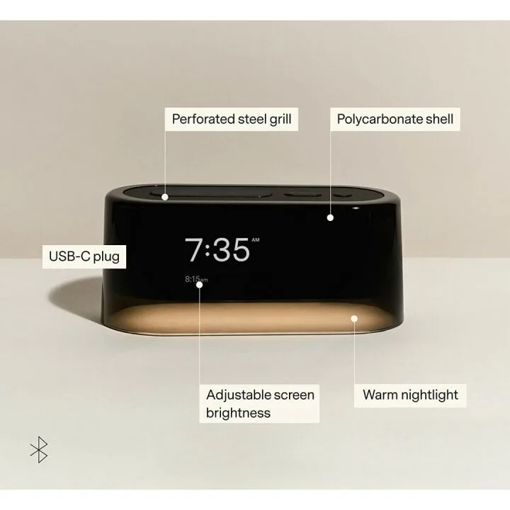Loftie Smart Alarm Clock: Bluetooth Speaker & Nightlight